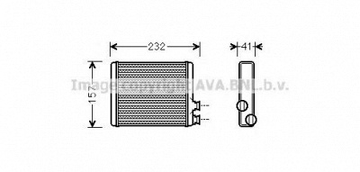 AVA QUALITY COOLING cn6286 -  Теплообменник, отопление салона